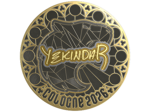 Sticker | YEKINDAR (Gold) | Cologne 2026