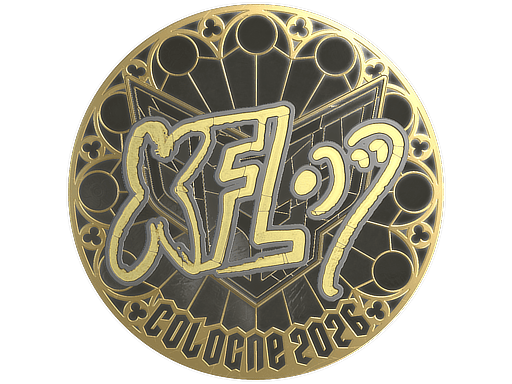 Sticker | xfl0ud (Gold) | Cologne 2026