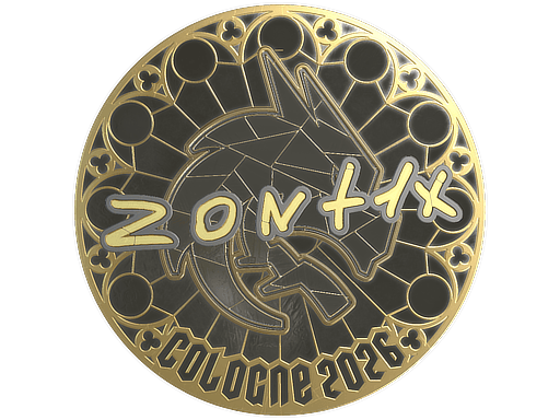 Sticker | zont1x (Gold) | Cologne 2026