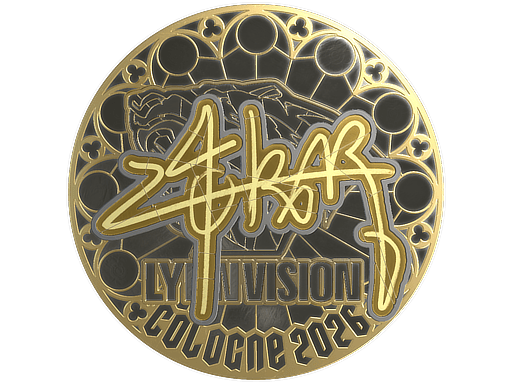 Sticker | z4KR (Gold) | Cologne 2026