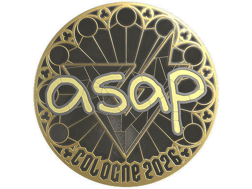 Sticker | asap (Gold) | Cologne 2026