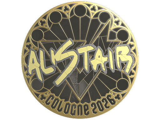 Sticker | aliStair (Gold) | Cologne 2026