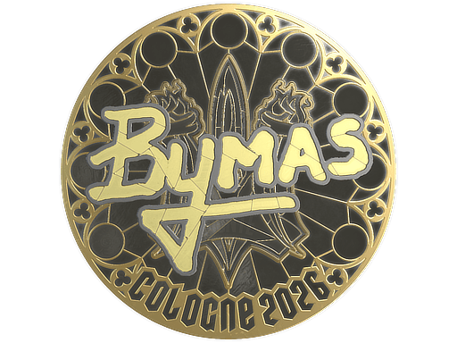 Sticker | Bymas (Gold) | Cologne 2026
