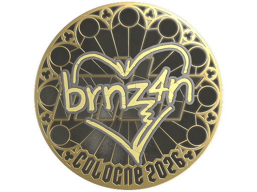 Sticker | brnz4n (Gold) | Cologne 2026