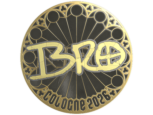 Sticker | br0 (Gold) | Cologne 2026