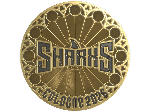 Sticker | Sharks Esports (Gold) | Cologne 2026