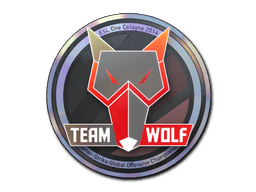 Sticker | MTS GameGod Wolf (Holo) | Cologne 2014