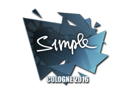 Sticker | s1mple | Cologne 2016