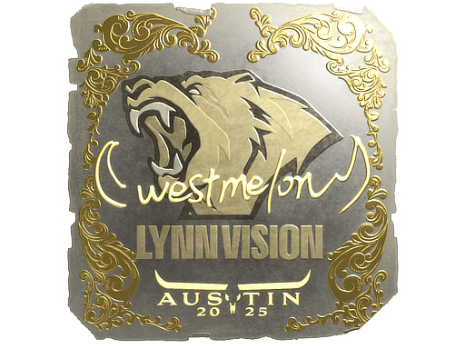 Sticker | westmelon (Gold) | Austin 2025