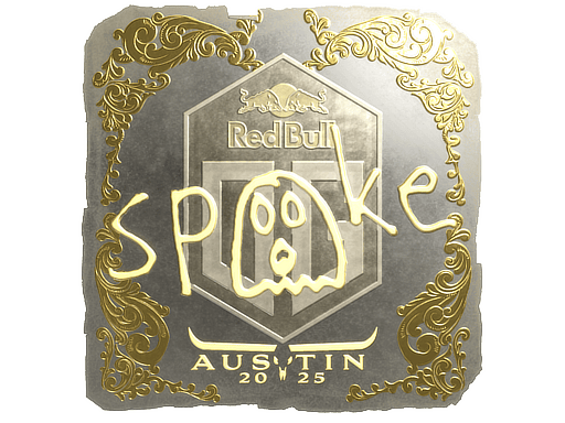 Sticker | spooke (Gold) | Austin 2025