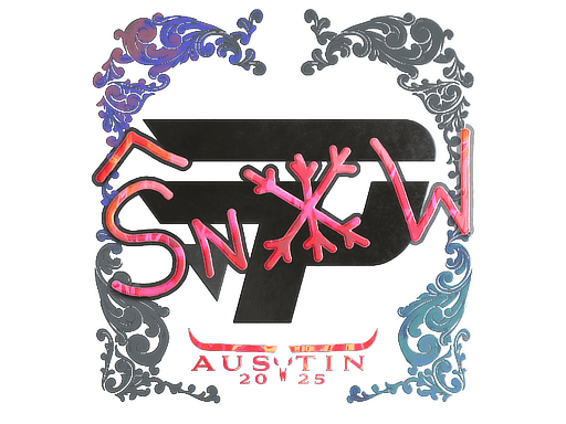 Sticker | snow (Holo) | Austin 2025