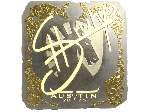 Sticker | siuhy (Gold) | Austin 2025