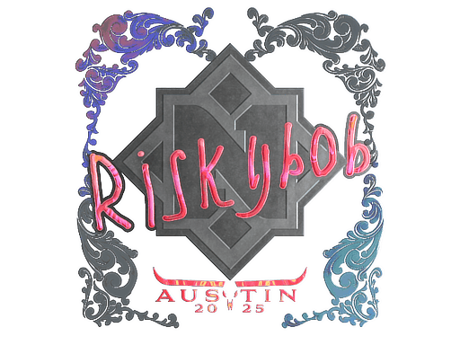 Sticker | riskyb0b (Holo) | Austin 2025