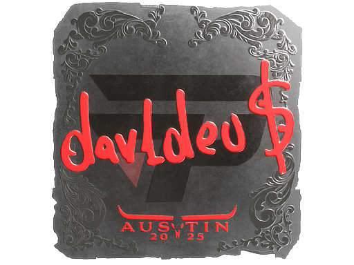 Sticker | dav1deuS (Foil) | Austin 2025