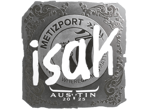 Sticker | isak (Foil) | Austin 2025