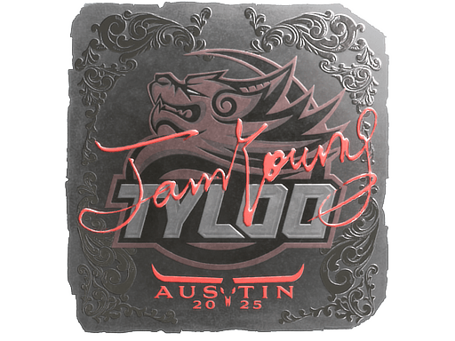 Naklejka | JamYoung (foliowana) | Austin 2025