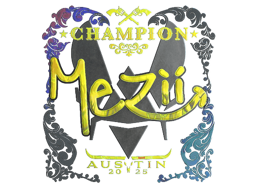 Sticker | mezii (Holo, Champion) | Austin 2025