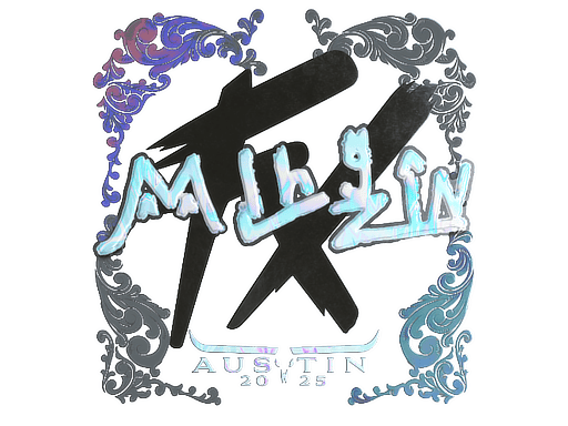 Sticker | mlhzin (Holo) | Austin 2025