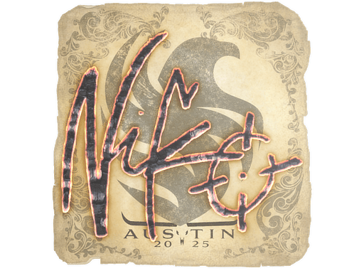 Sticker | NiKo | Austin 2025