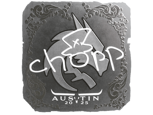 Sticker | chopper (Foil) | Austin 2025