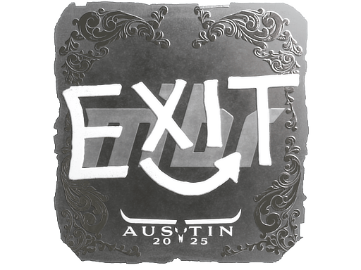 Sticker | exit (Foil) | Austin 2025