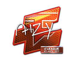Sticker | aizy (Foil) | Atlanta 2017