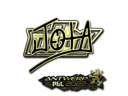 Sticker | JOTA (Gold) | Antwerp 2022