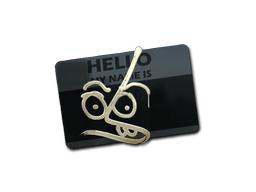 Sticker | Hello MP7 (Gold)