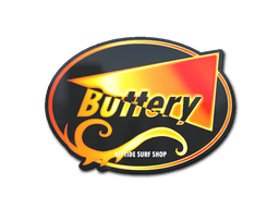 Sticker | Flame Buttery (Holo)