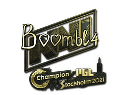 Sticker | Boombl4 (Gold) | Stockholm 2021